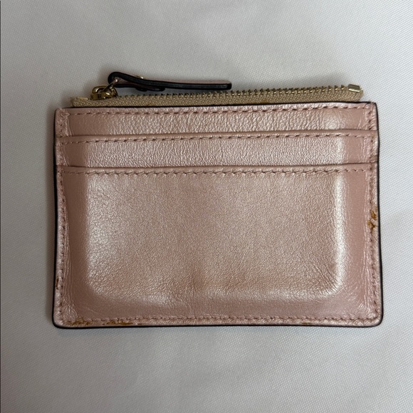 Kate Spade Pink Glitter Card Holder - Picture 2 of 5